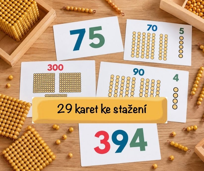 perlový materiál desítková soustava